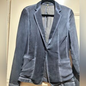 Elie Tahari Charcoal Sexy See Through Blazer Small